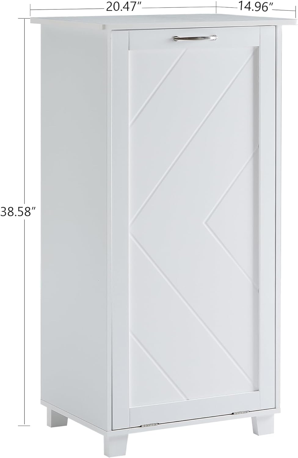 VECELO Tilt Out Kitchen Trash Bin Cabinet - VECELO
