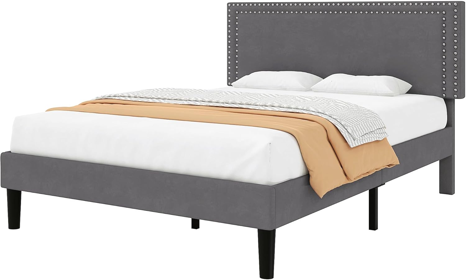 VECELO Modern Platform Bed Frame/Mattress Foundation - VECELO