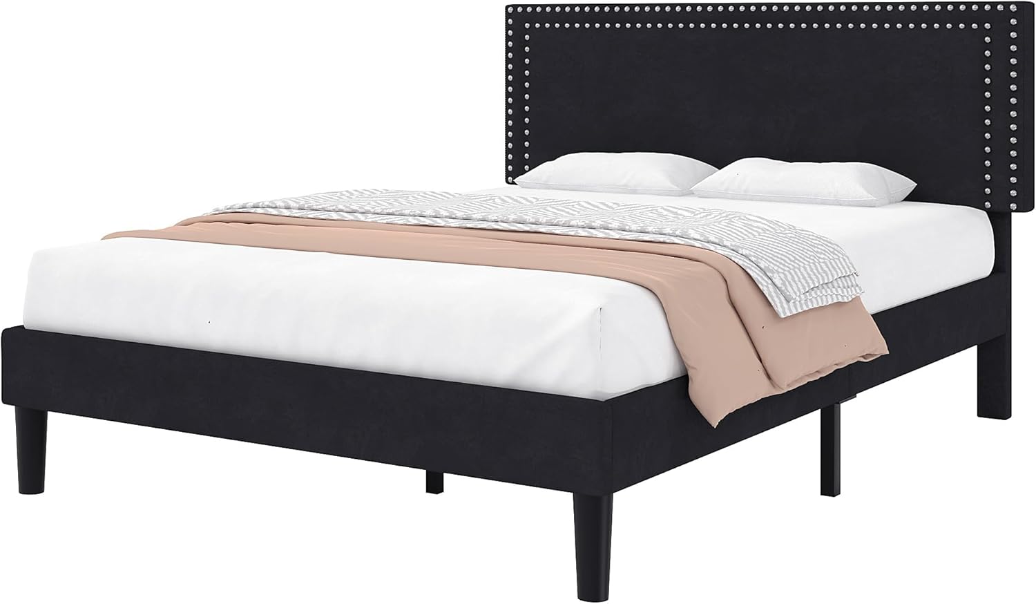 VECELO Modern Platform Bed Frame/Mattress Foundation - VECELO