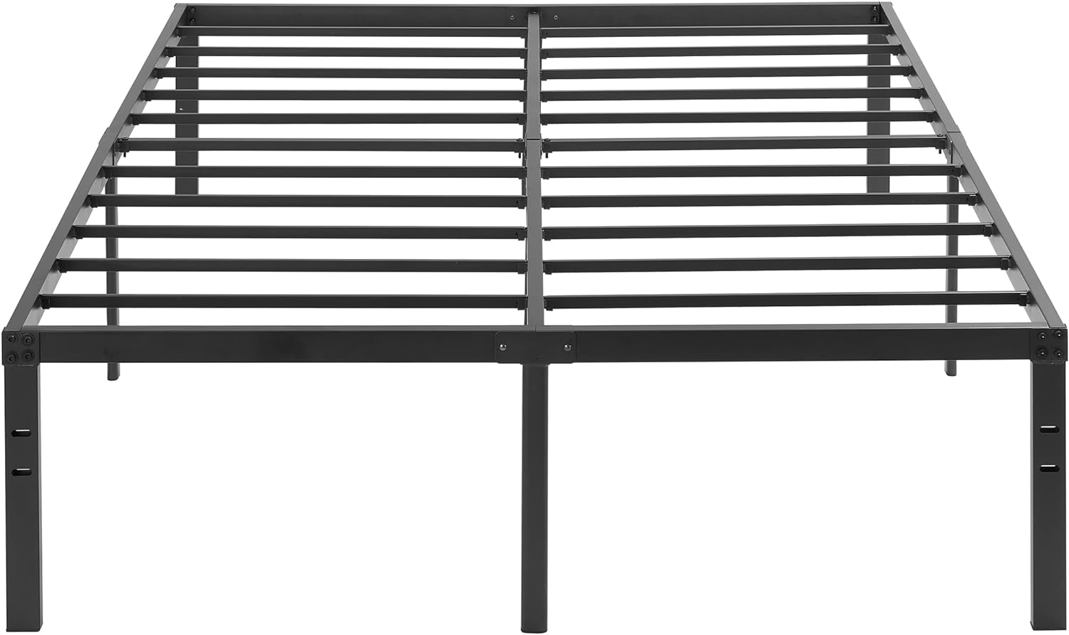 VECELO Metal Platform Bed Frame Heavy Duty Steel Slat, No Box Spring Needed - VECELO
