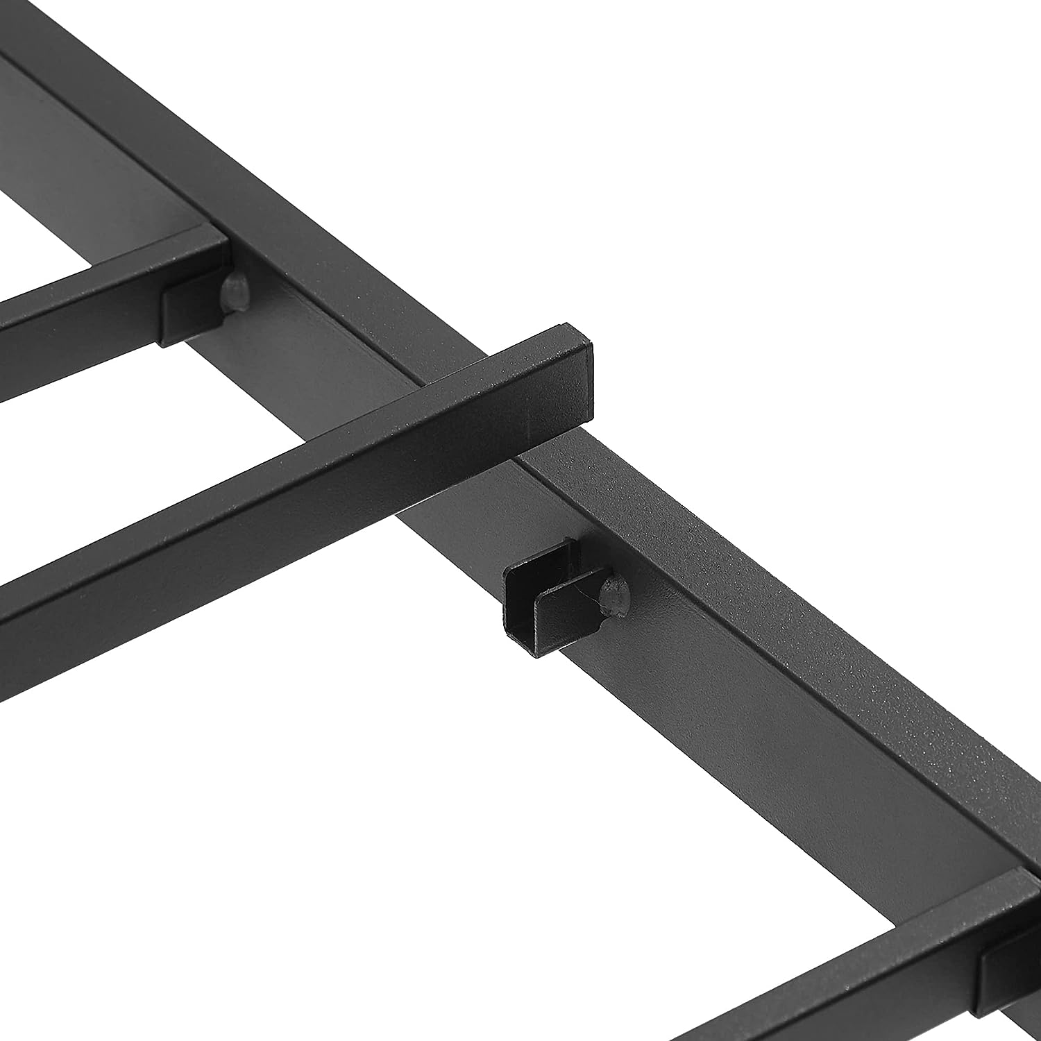 VECELO Metal Bed Frame Platform with Wooden Headboard&Footboard Mattress Foundation - VECELO