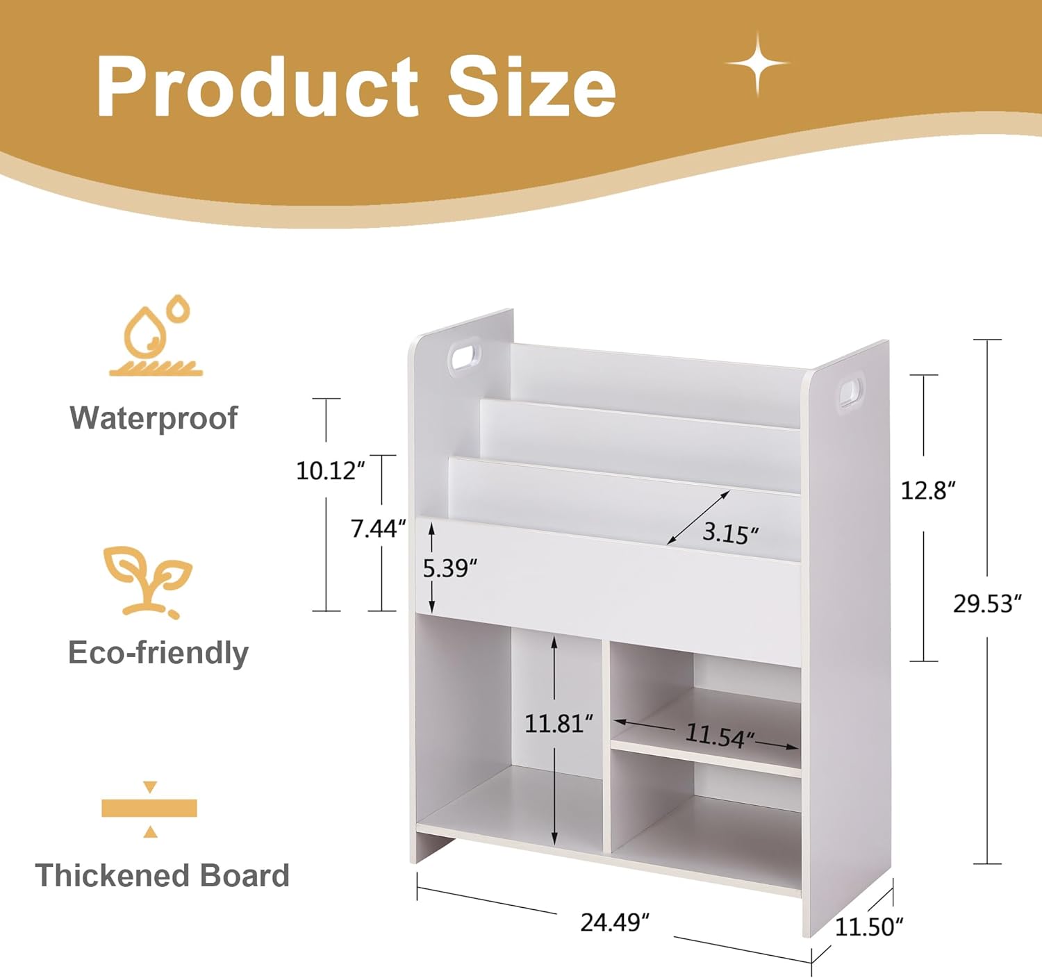 VECELO Kids Bookshelf - VECELO