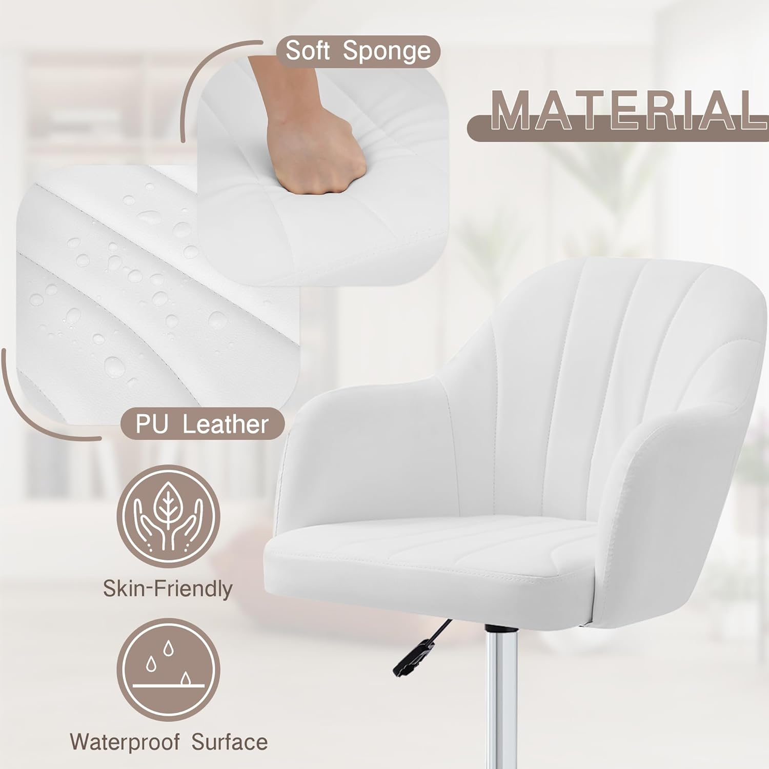 VECELO Home Office Desk Chair - VECELO