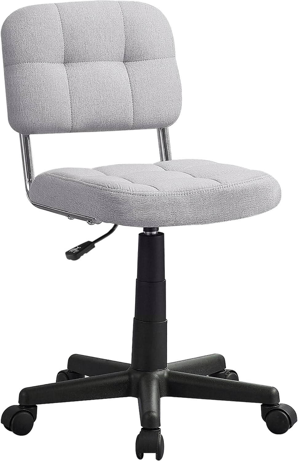 VECELO Modern Armless Home Office Desk Chair for Make Up/Bed Room/Small Space - VECELO