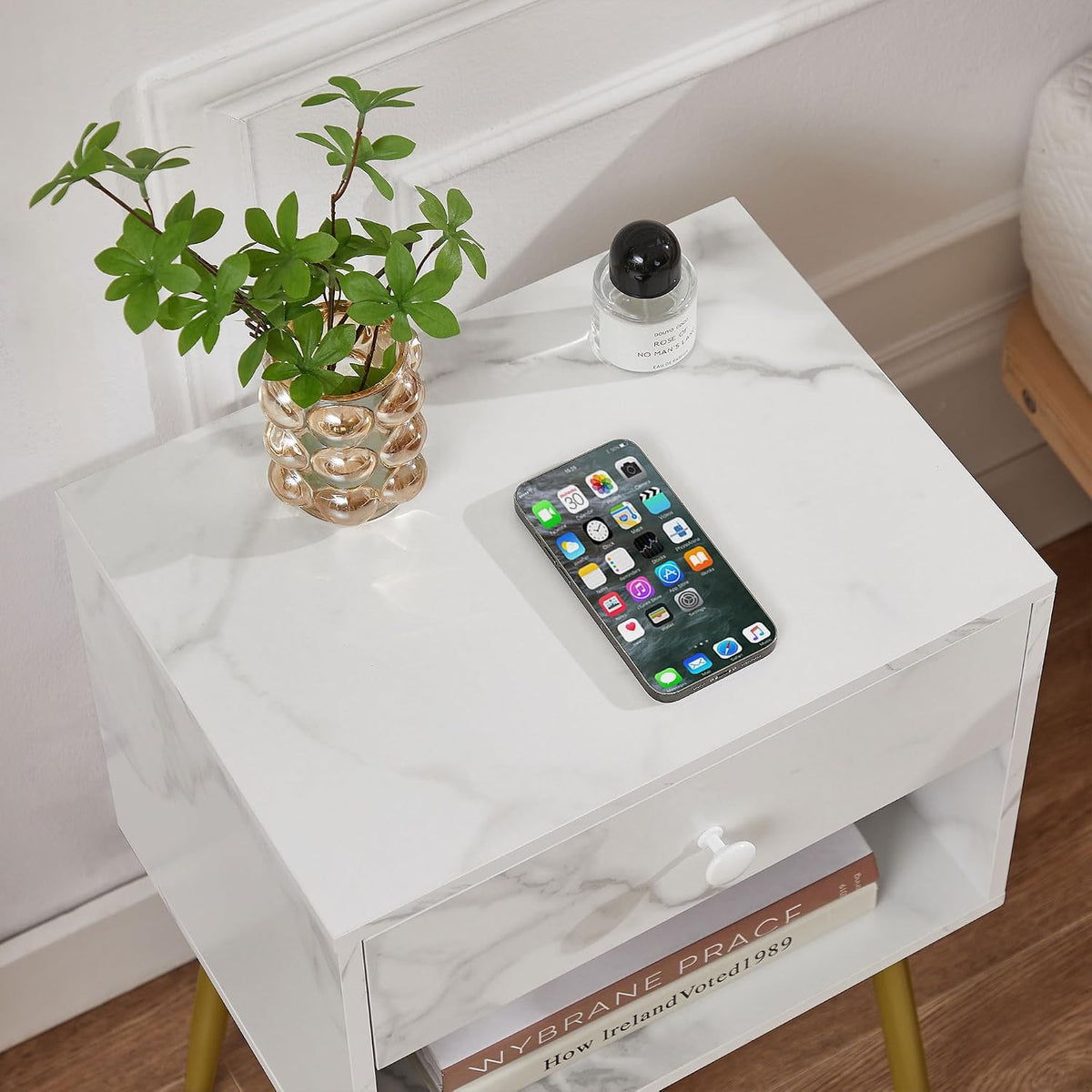 VECELO Nightstands Set of 2, Mid Century Modern End Bedside Table