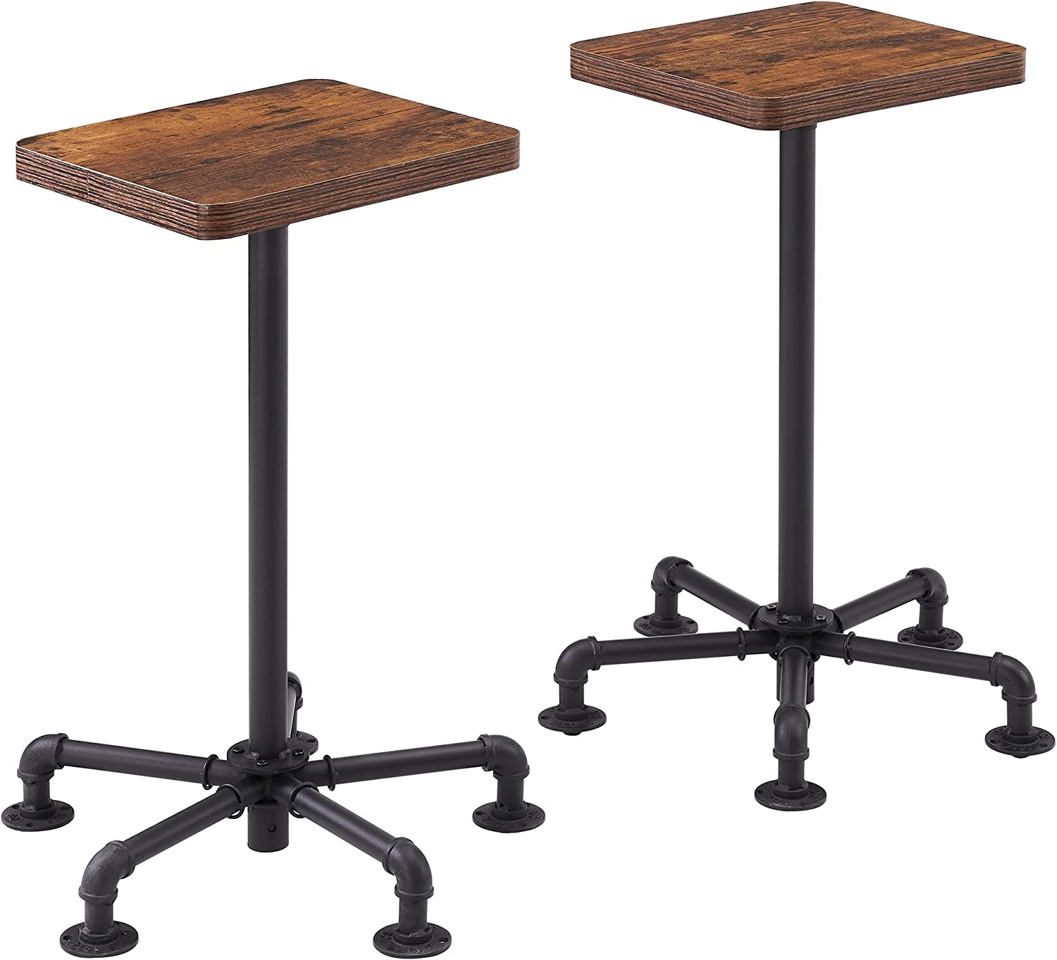 VECELO Counter Height Bar Stools Set of 2 - VECELO