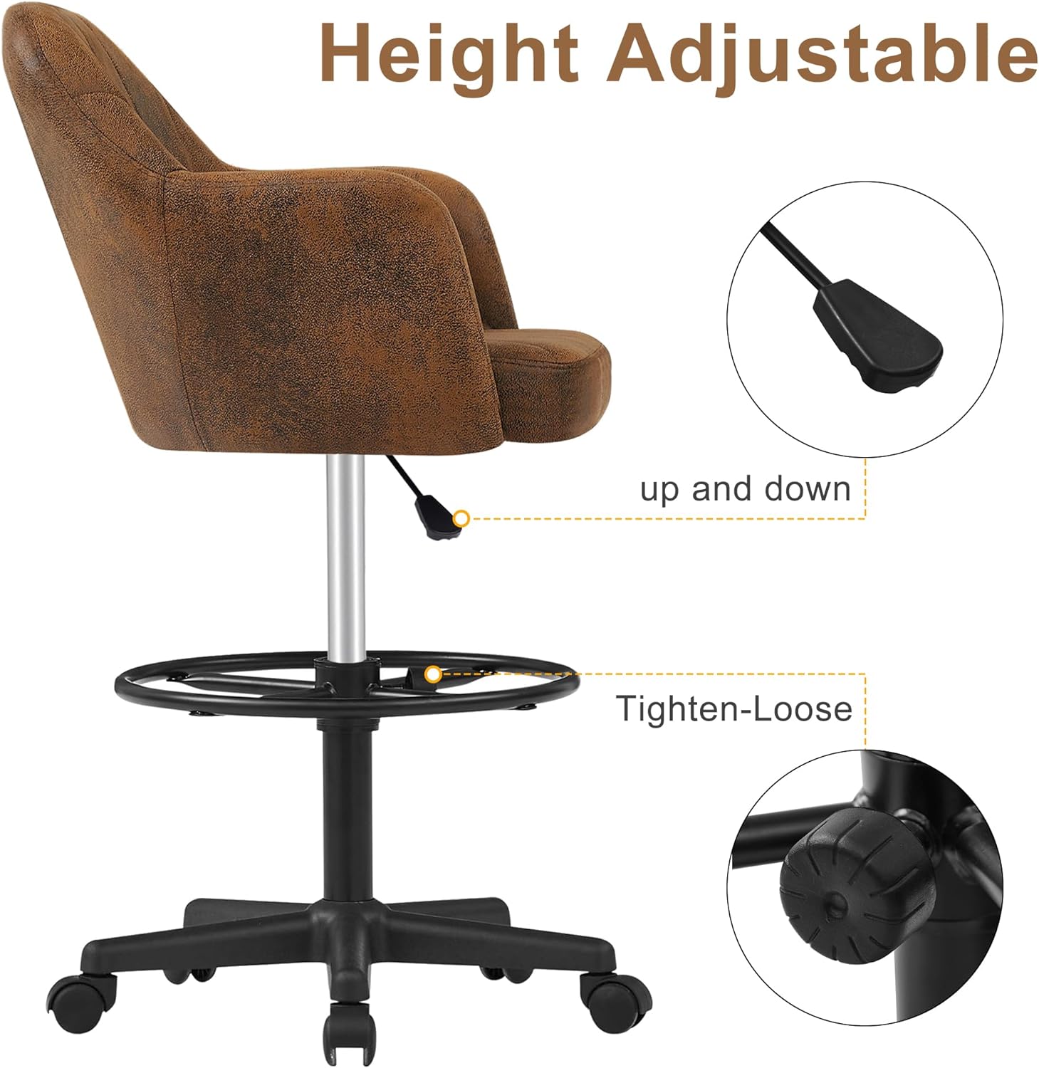 VECELO Home Office Desk Chair - VECELO