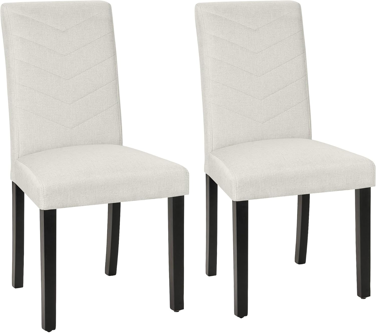 VECELO Upholstered Dining Chairs Set of 2 - VECELO