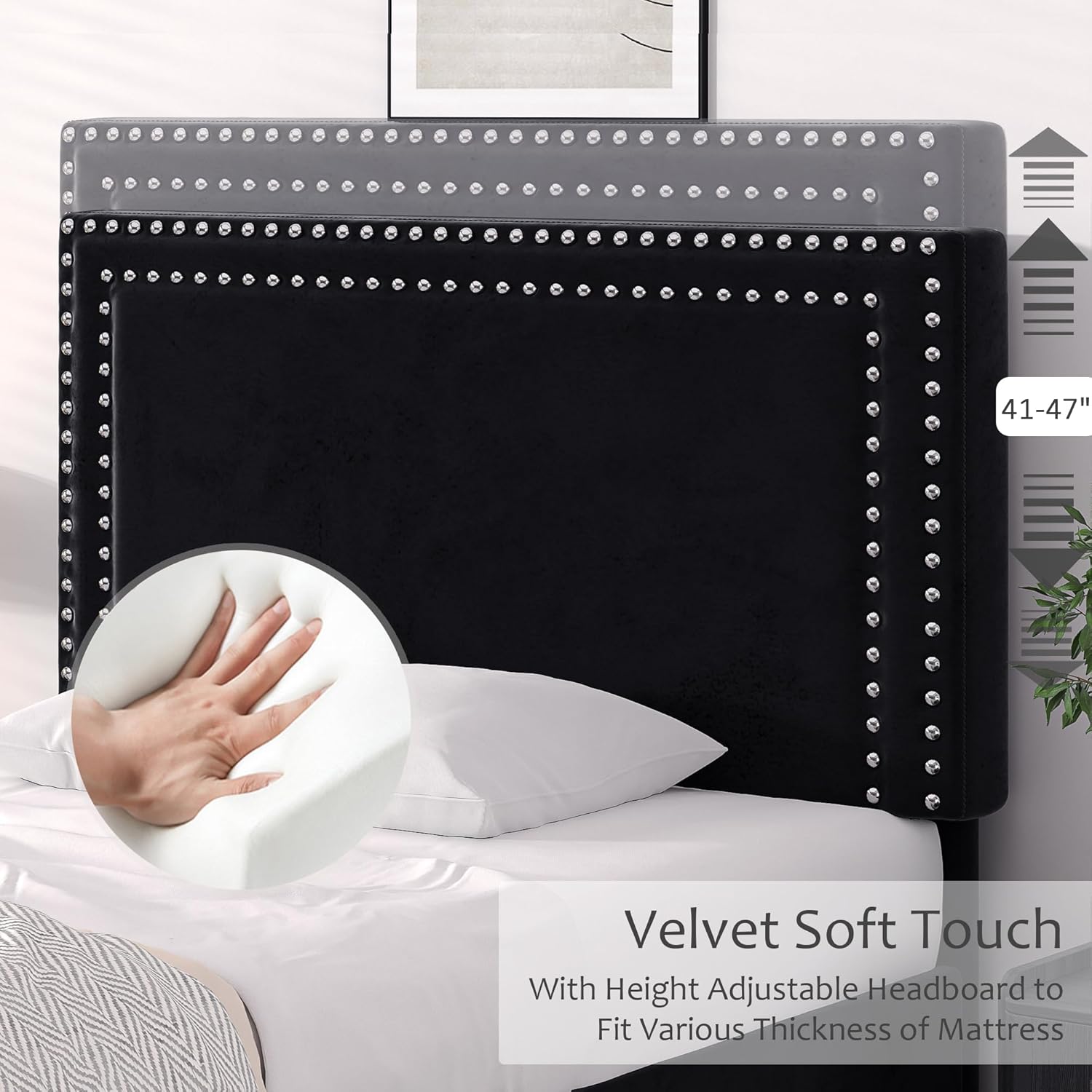 VECELO Modern Platform Bed Frame/Mattress Foundation - VECELO