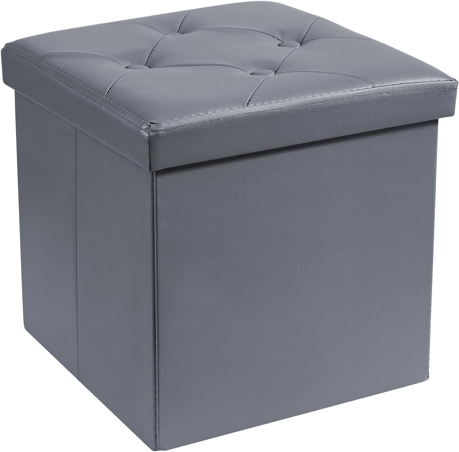 VECELO Storage Ottoman Bench End of Bed 43'' Footstool Footrest Stool Shoestool - VECELO