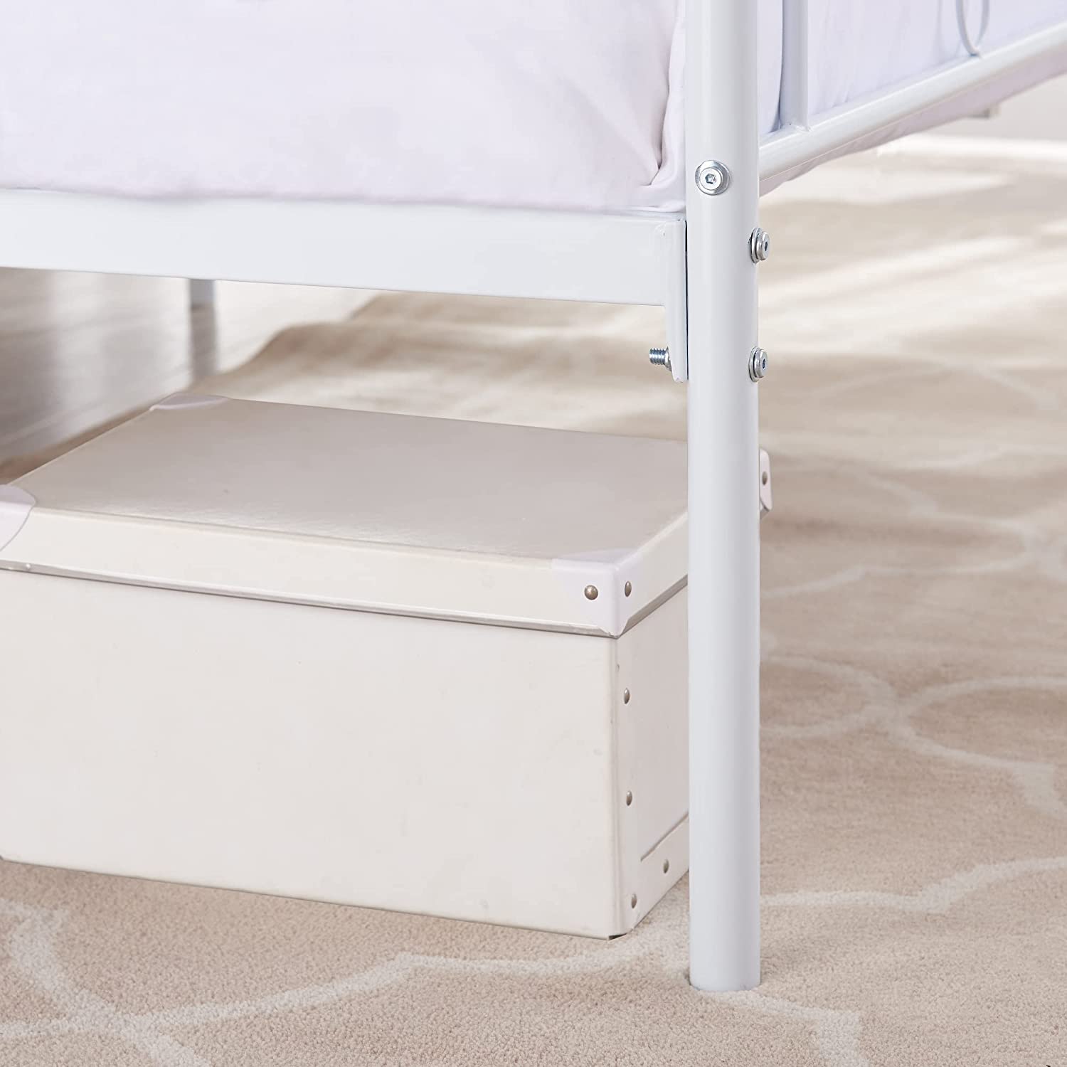 VECELO Metal Platform Bed Frame with Headboard & Footboard Premium Steel Slat Support Noise-Free - VECELO
