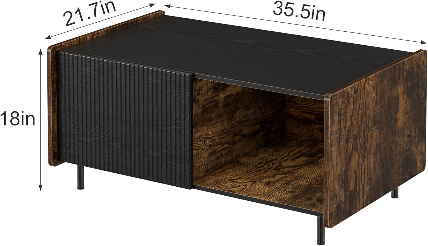 VECELO Coffee Table