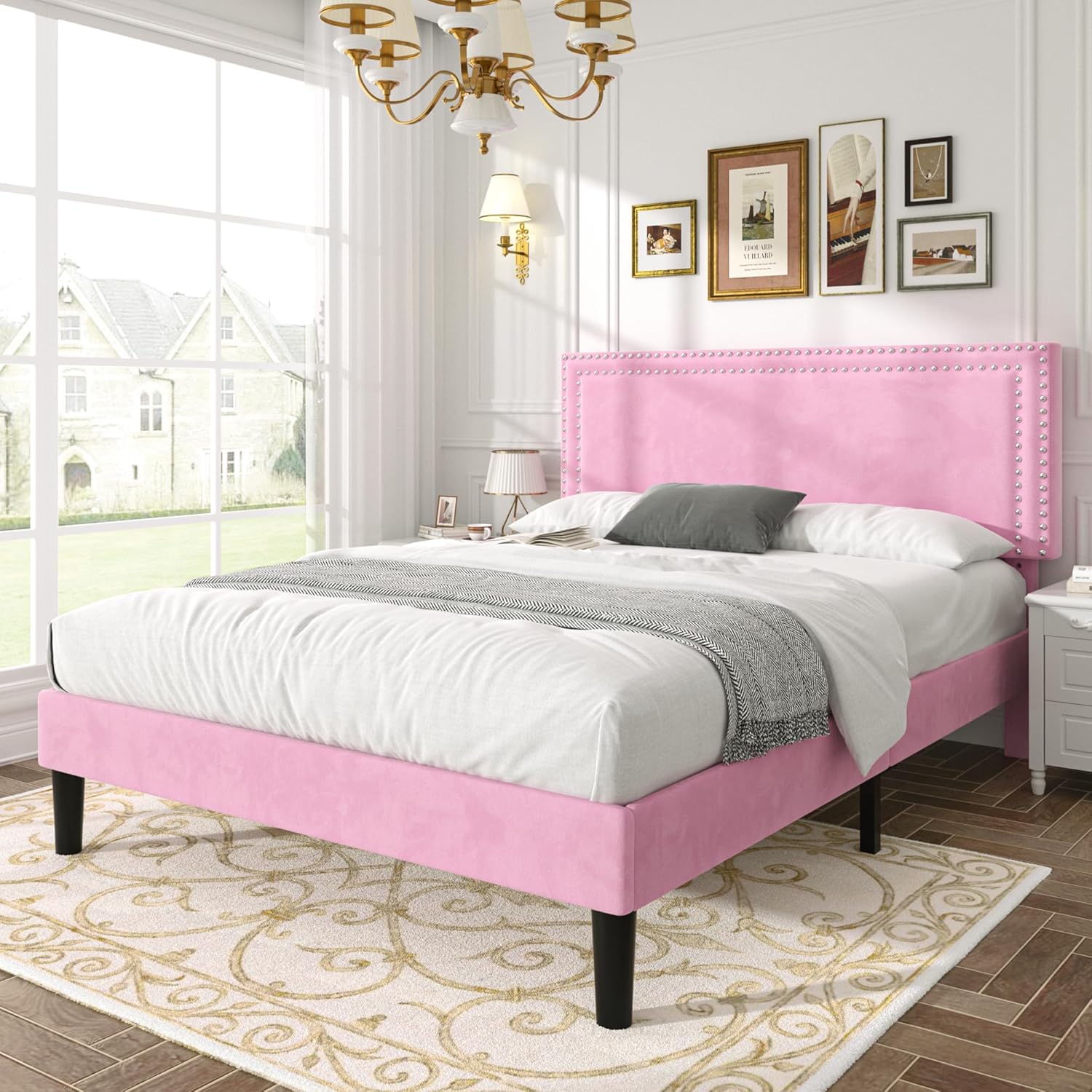 VECELO Modern Platform Bed Frame/Mattress Foundation - VECELO