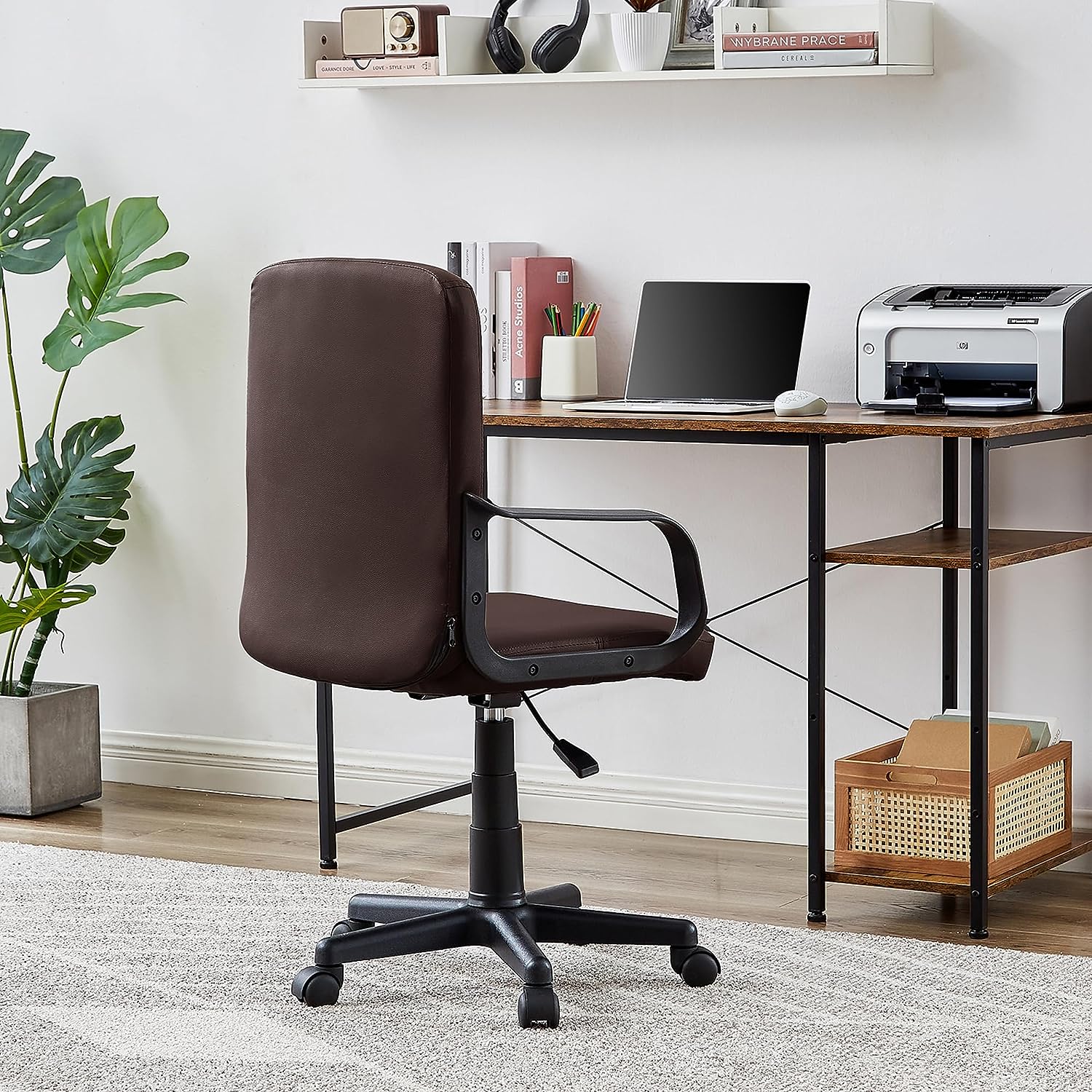 VECELO Home Office Desk Chair with Armrests - VECELO