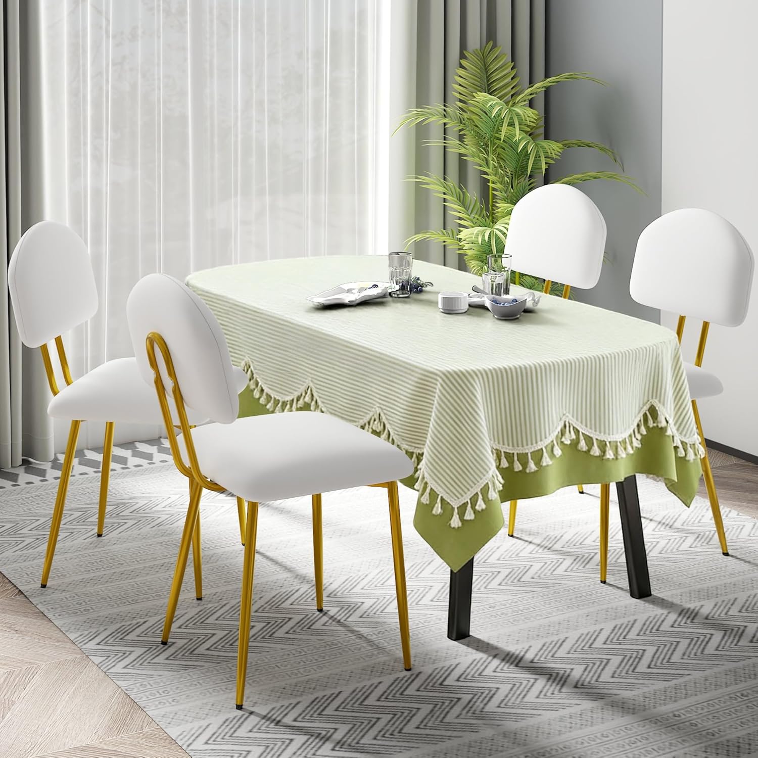 VECELO Dining Chairs Set of 2