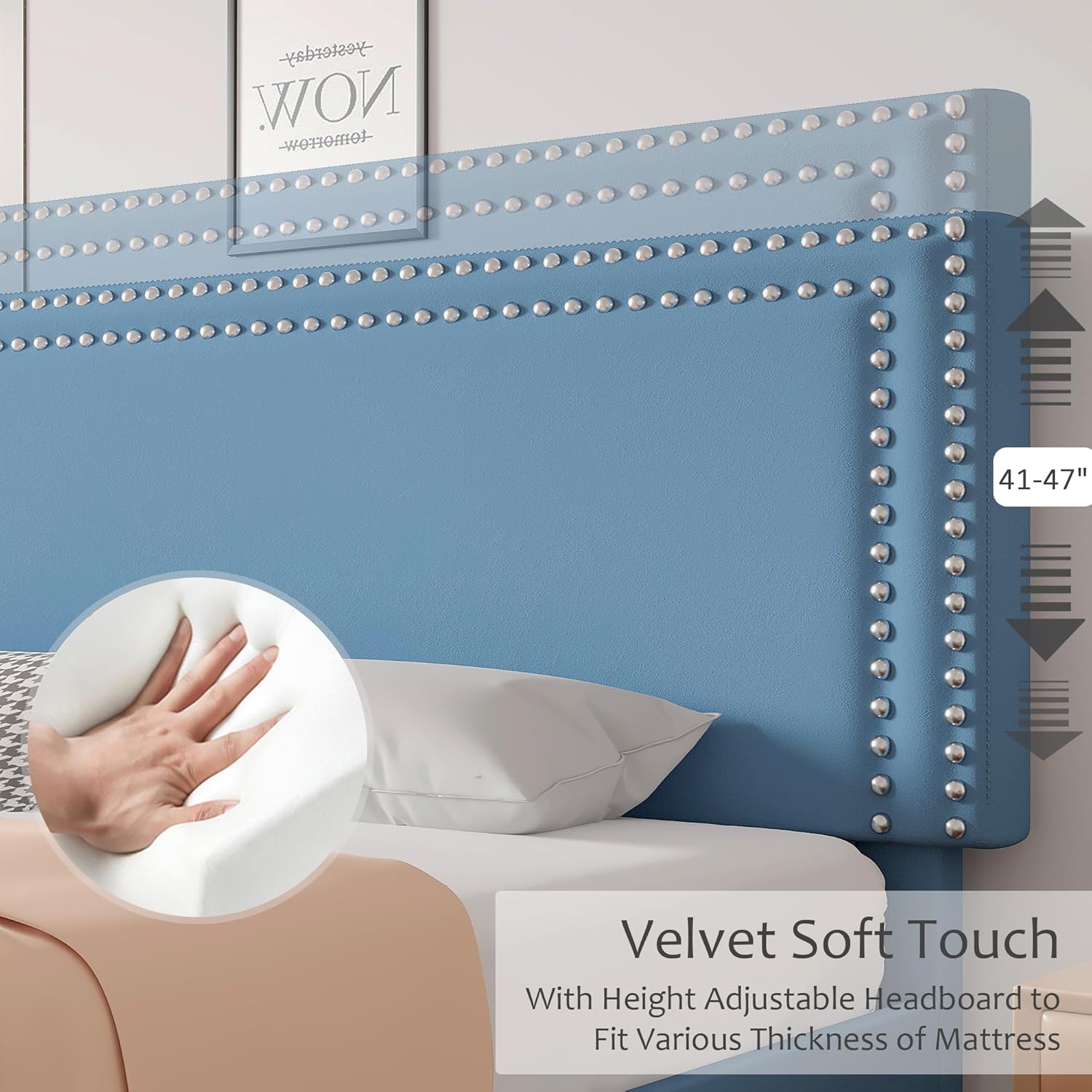 VECELO Modern Platform Bed Frame/Mattress Foundation - VECELO
