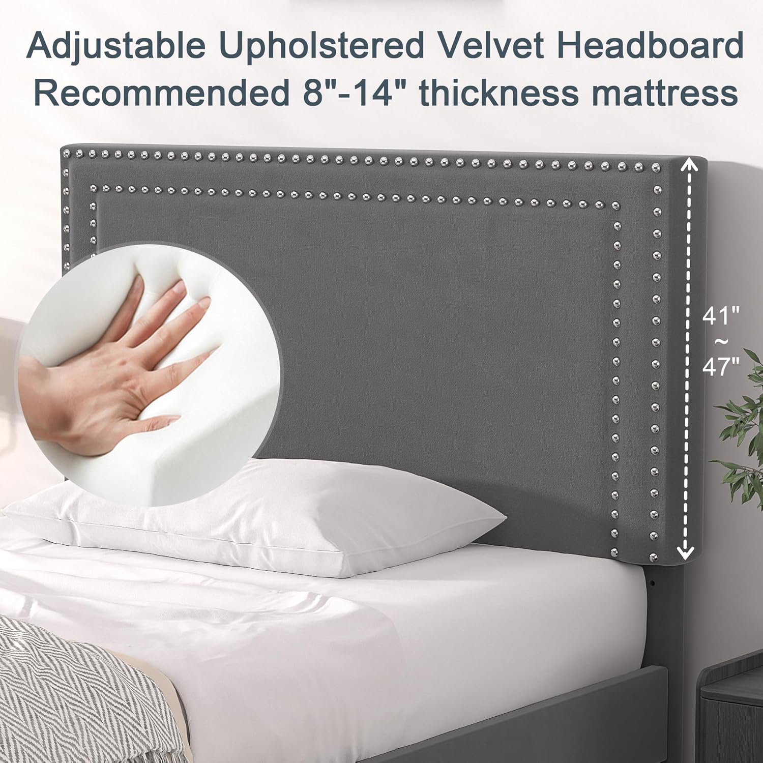 VECELO Modern Platform Bed Frame/Mattress Foundation - VECELO