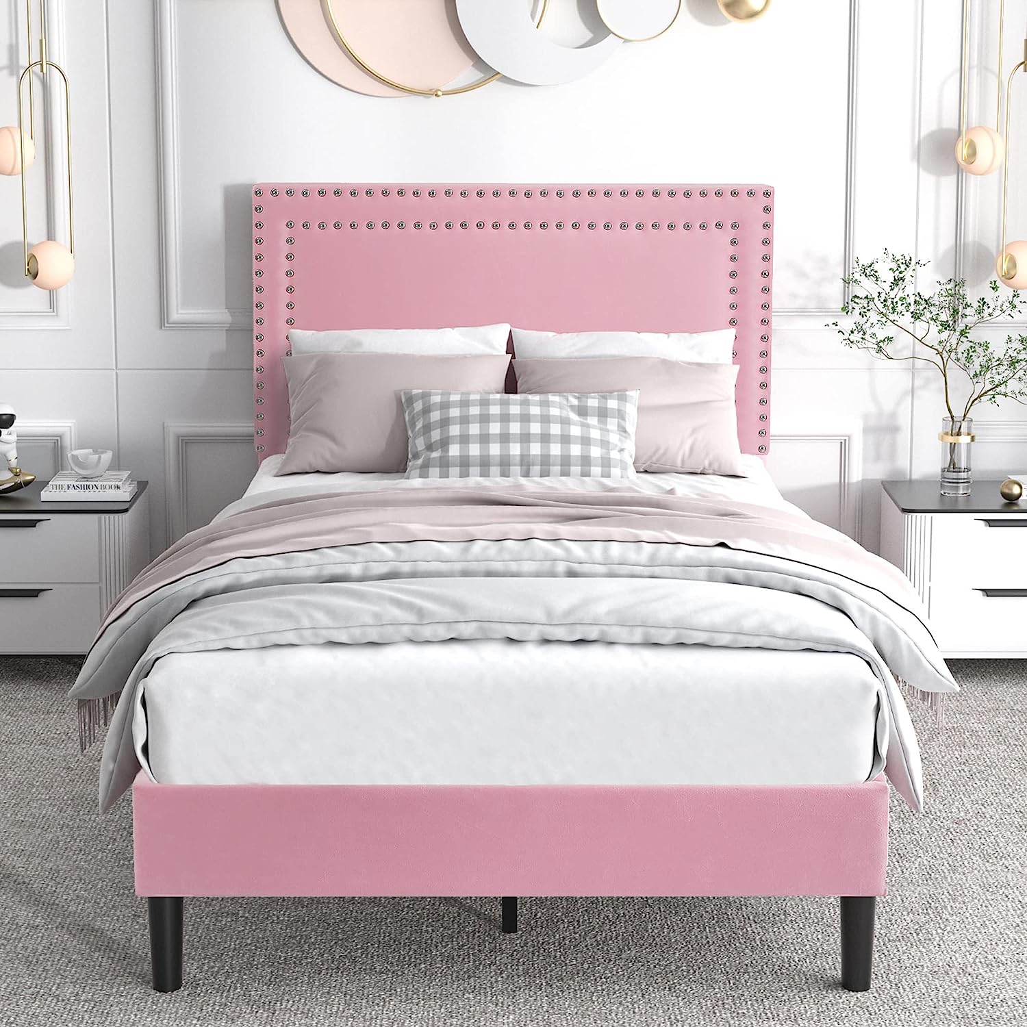 VECELO Modern Platform Bed Frame/Mattress Foundation - VECELO