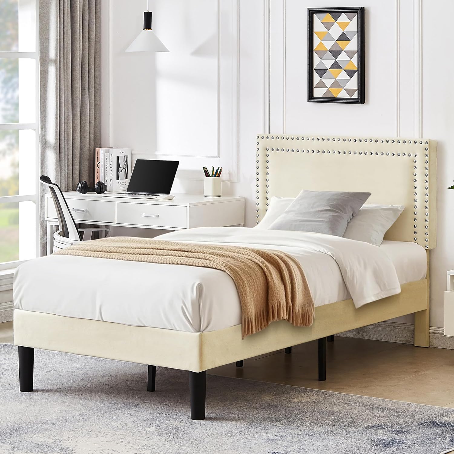 VECELO Modern Platform Bed Frame/Mattress Foundation - VECELO