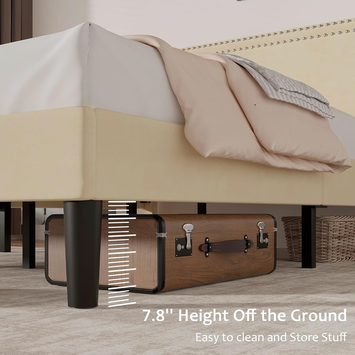 VECELO Modern Platform Bed Frame/Mattress Foundation - VECELO