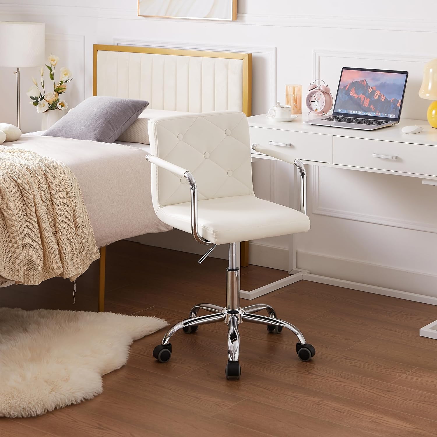 VECELO Mid-Back Home Office Desk Chair - VECELO