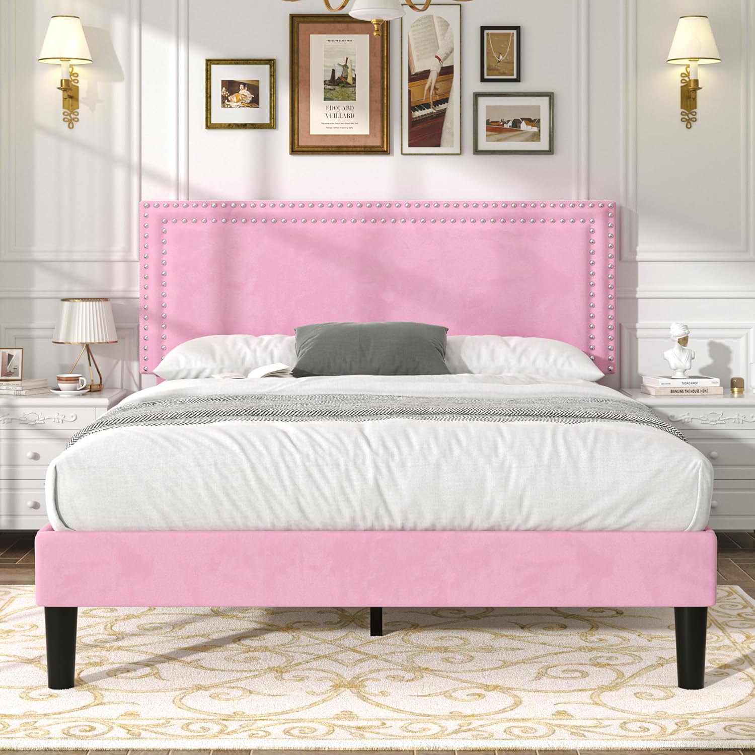 VECELO Modern Platform Bed Frame/Mattress Foundation - VECELO