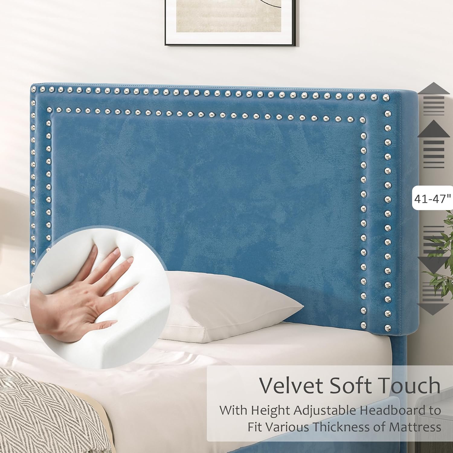 VECELO Modern Platform Bed Frame/Mattress Foundation - VECELO
