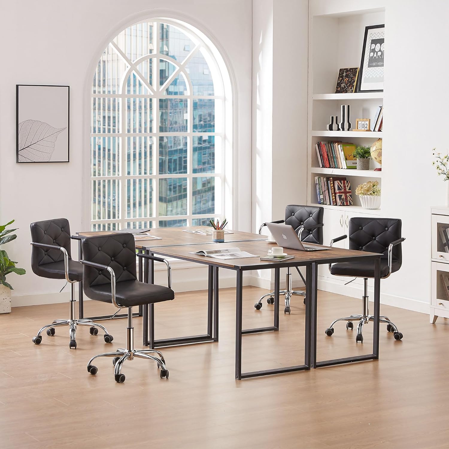 VECELO Mid-Back Home Office Desk Chair - VECELO