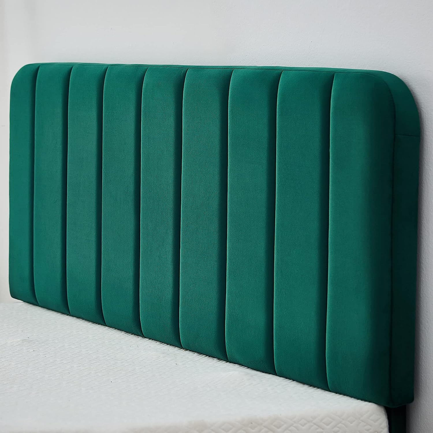VECELO Upholstered Platform bedframe with Adjustable Headboard - VECELO