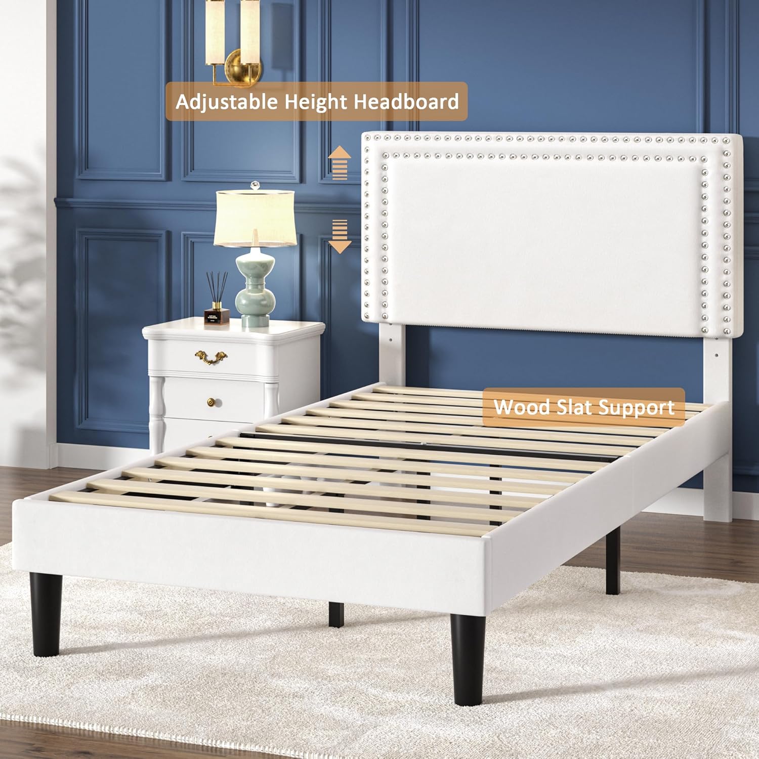 VECELO Modern Platform Bed Frame/Mattress Foundation - VECELO