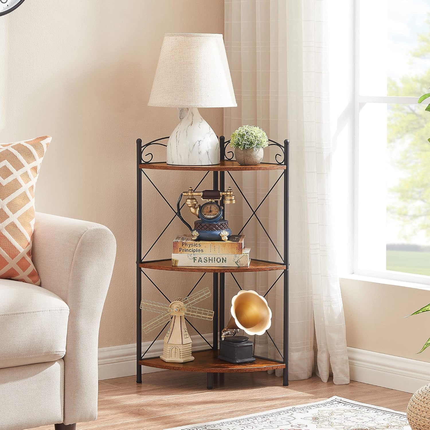 VECELO Corner Table