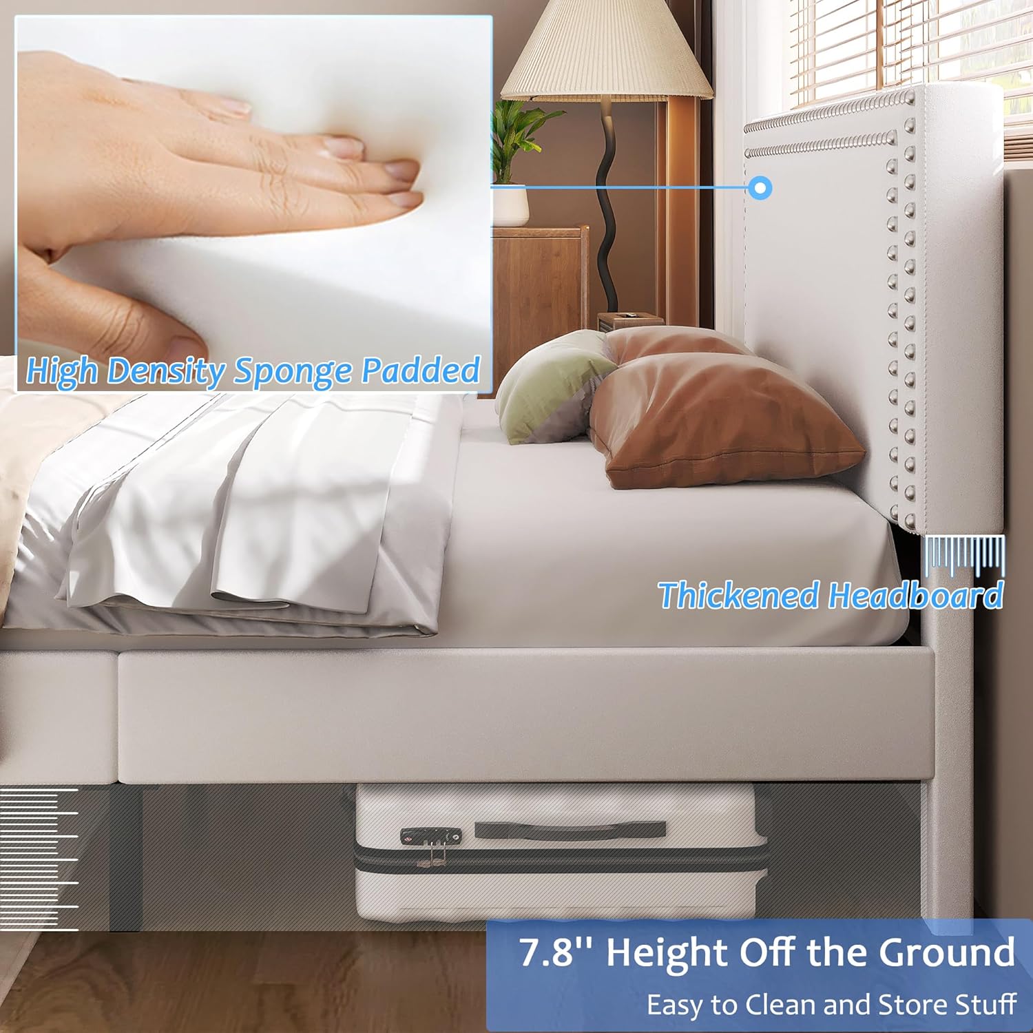 VECELO Modern Platform Bed Frame/Mattress Foundation - VECELO