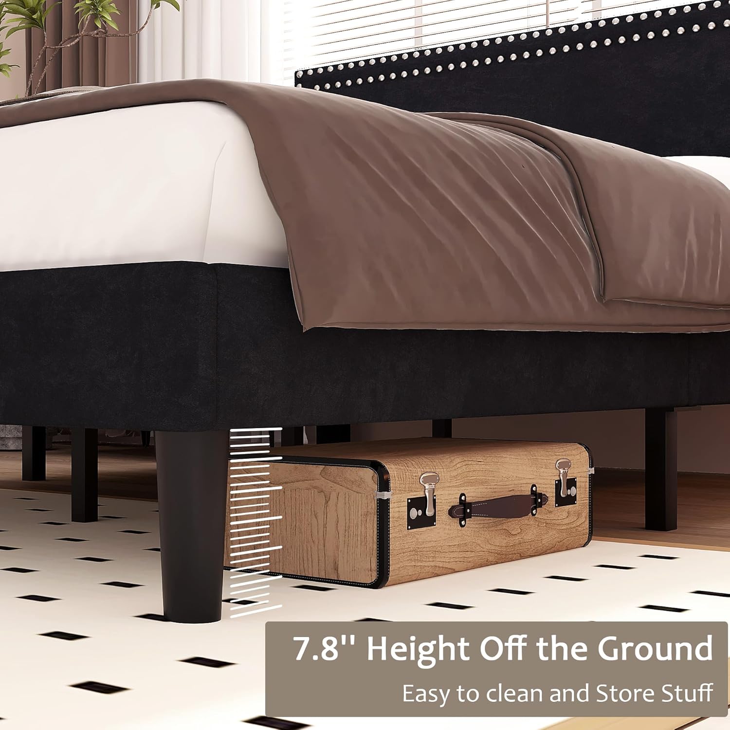 VECELO Modern Platform Bed Frame/Mattress Foundation - VECELO