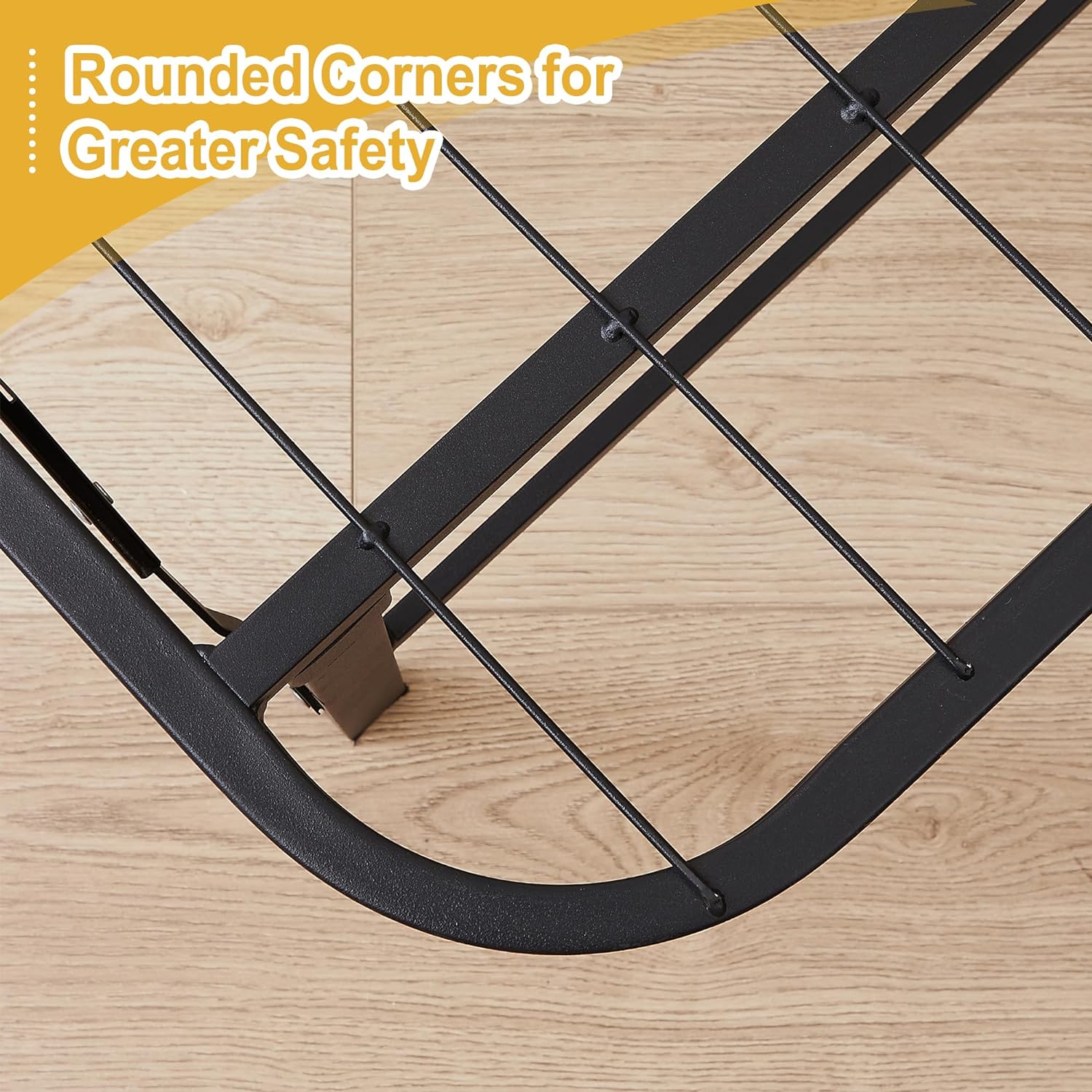 VECELO Metal Folding Bed Frame No Tools Required - VECELO
