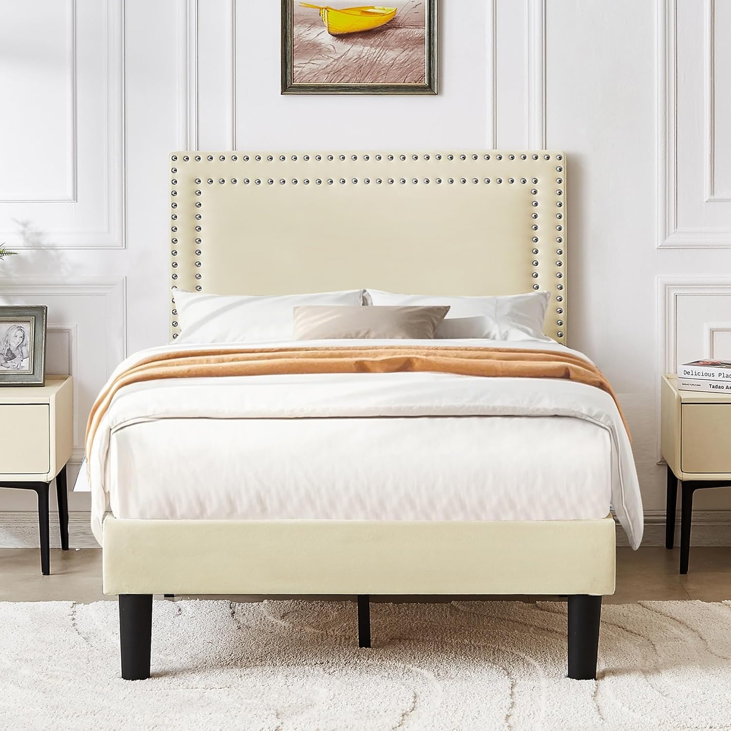 VECELO Modern Platform Bed Frame/Mattress Foundation - VECELO