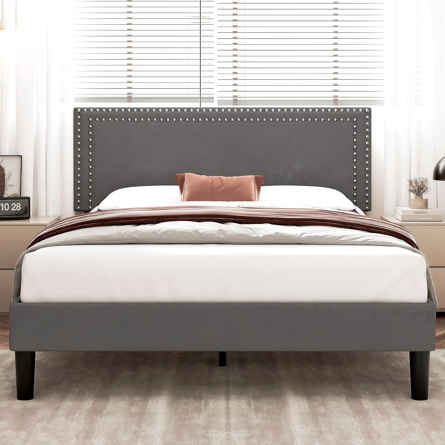 VECELO Modern Platform Bed Frame/Mattress Foundation - VECELO