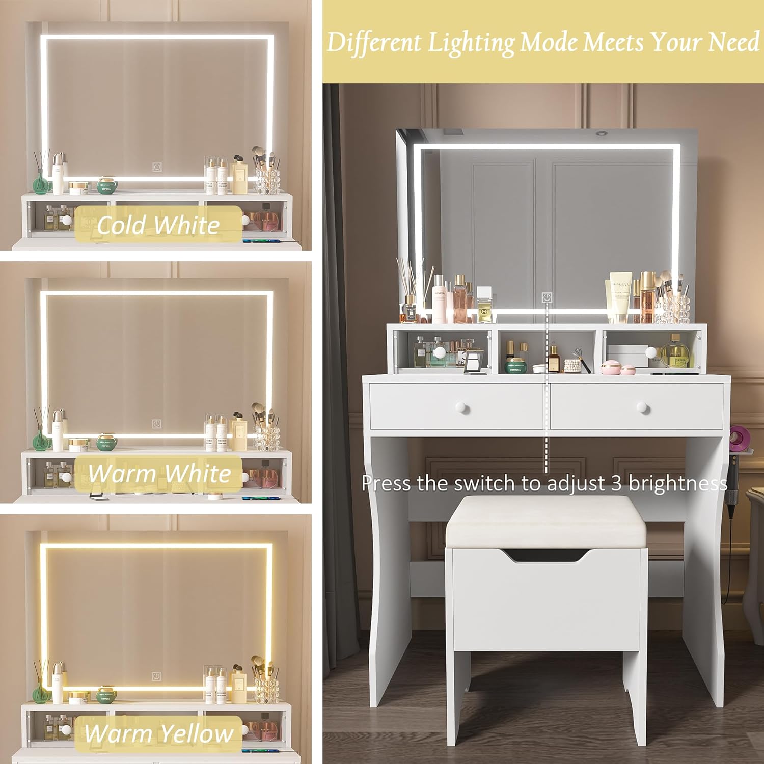Vanity Desk Set