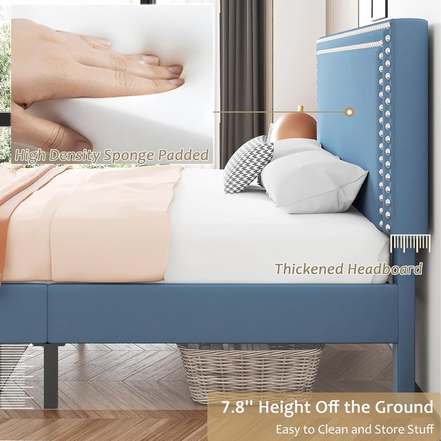 VECELO Modern Platform Bed Frame/Mattress Foundation - VECELO