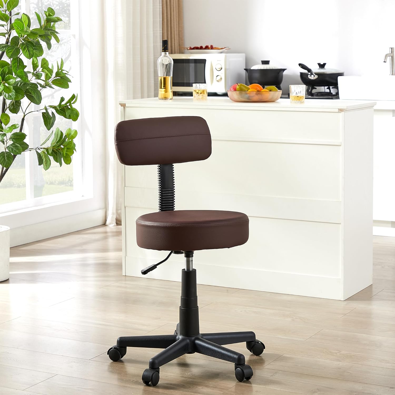 VECELO Home Office Desk Chair with Backrest - VECELO