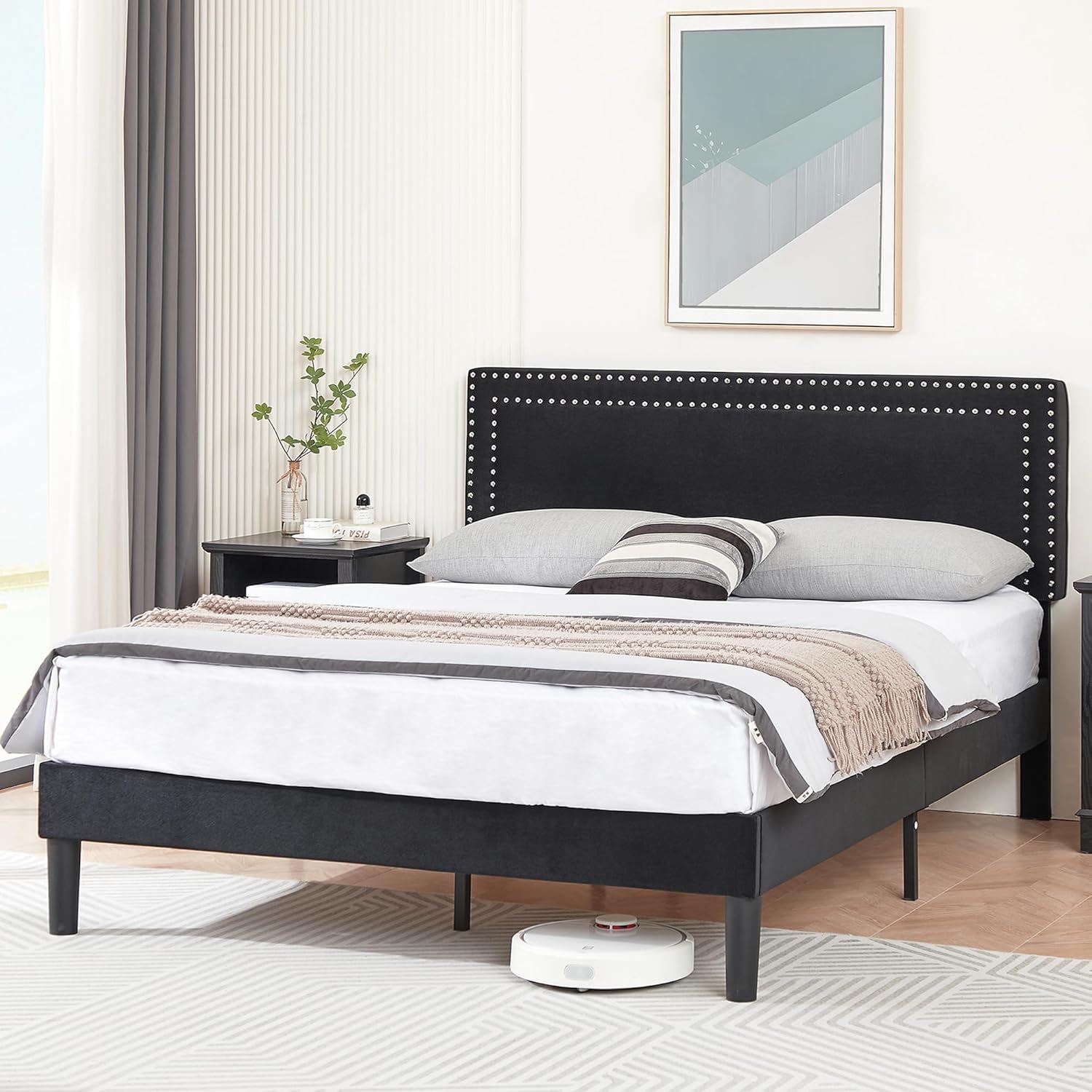 VECELO Modern Platform Bed Frame/Mattress Foundation - VECELO