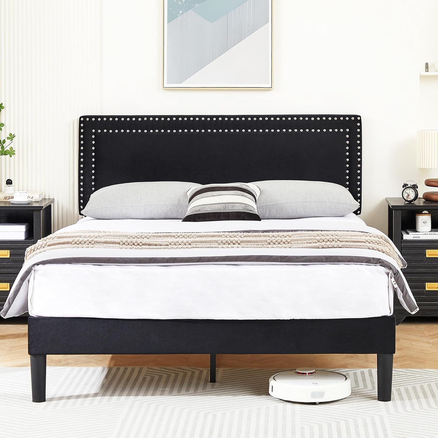 VECELO Modern Platform Bed Frame/Mattress Foundation - VECELO