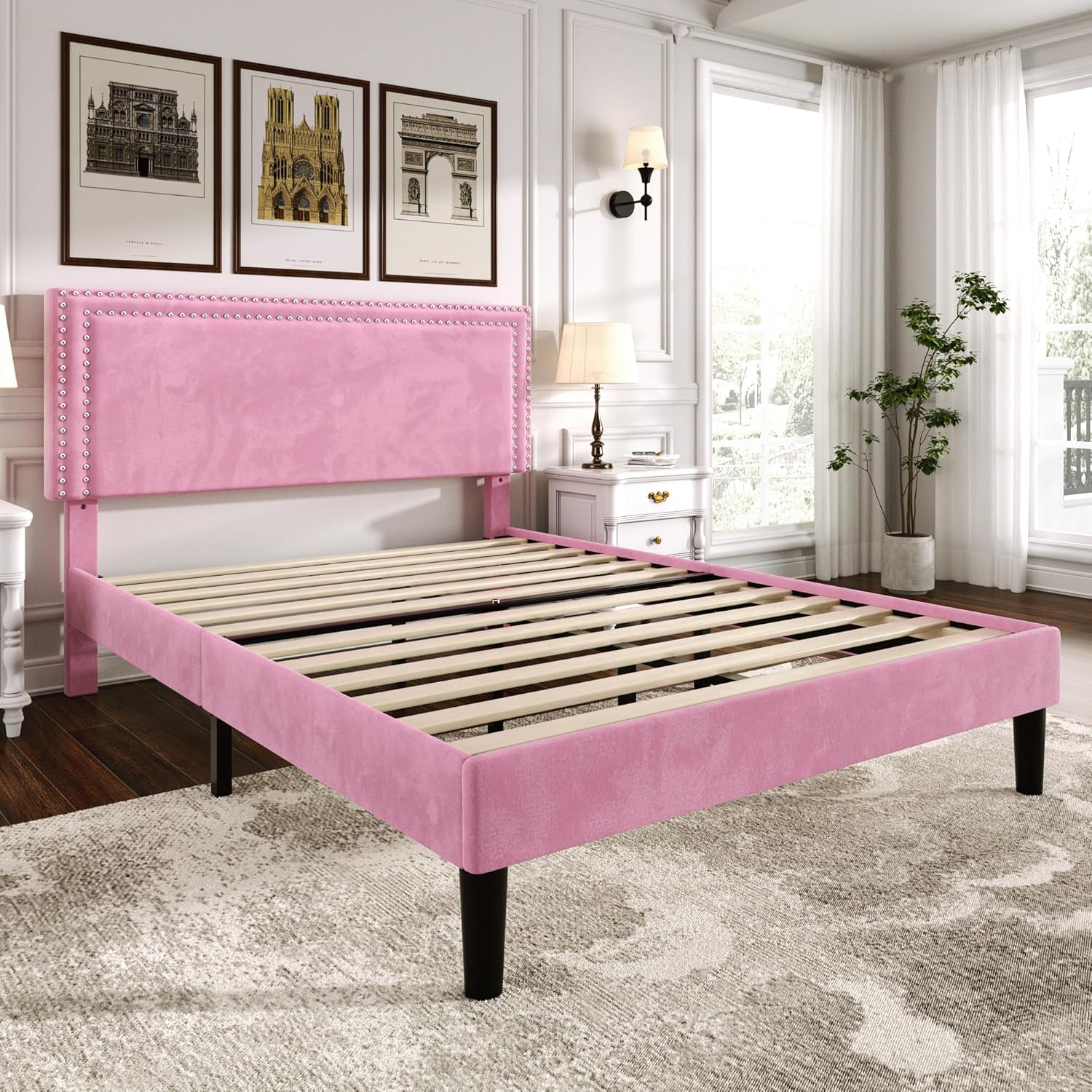 VECELO Modern Platform Bed Frame/Mattress Foundation - VECELO