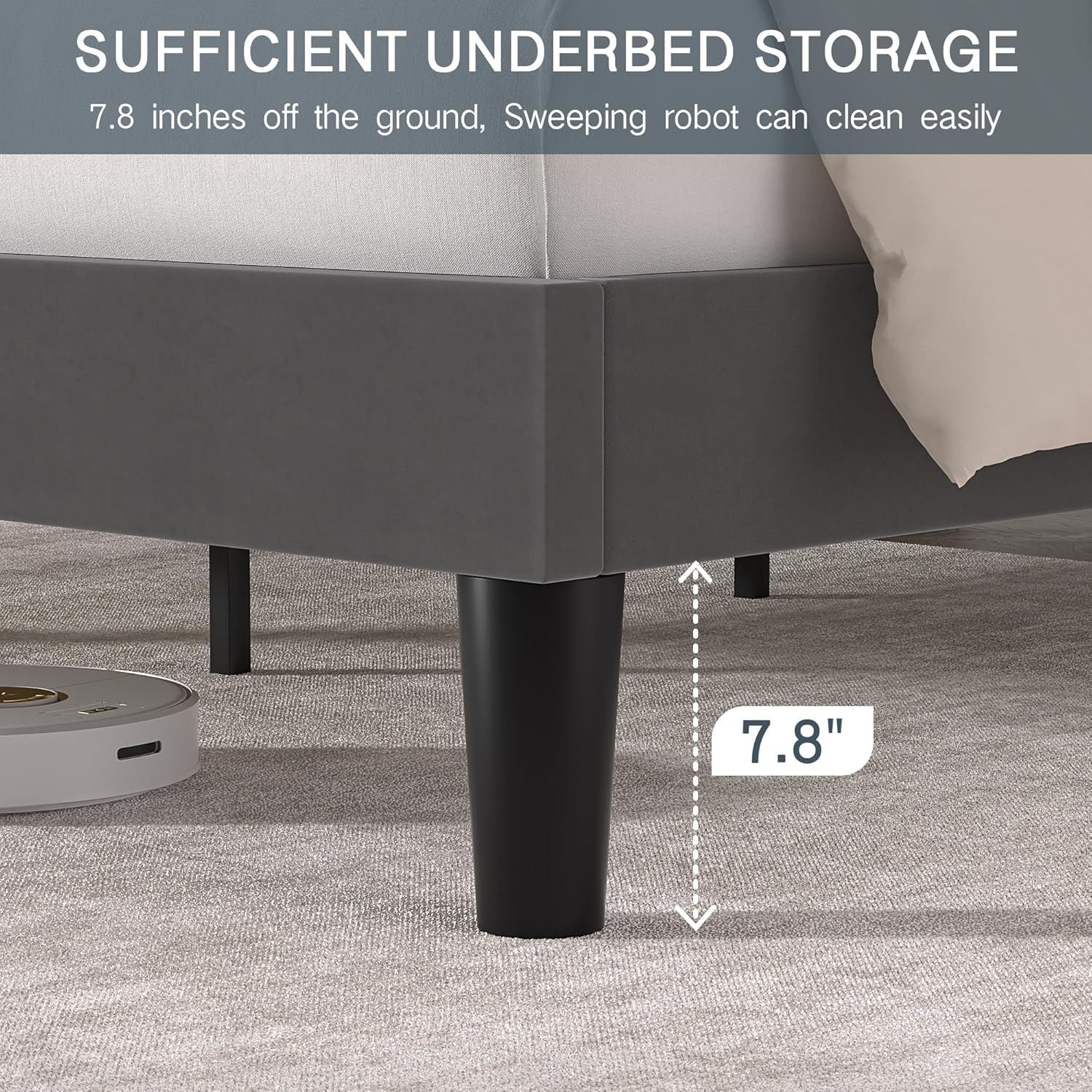 VECELO Modern Platform Bed Frame/Mattress Foundation - VECELO