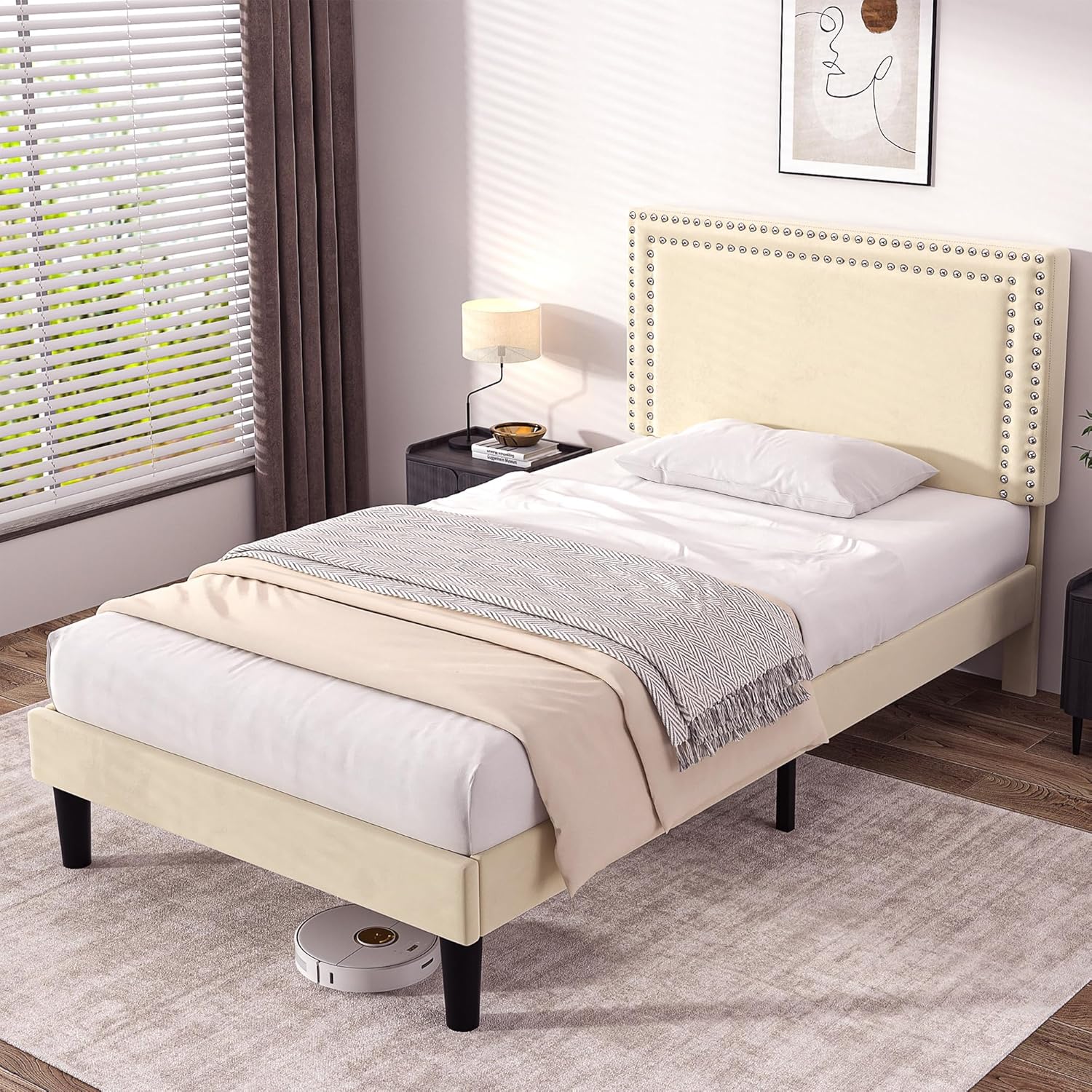 VECELO Modern Platform Bed Frame/Mattress Foundation - VECELO