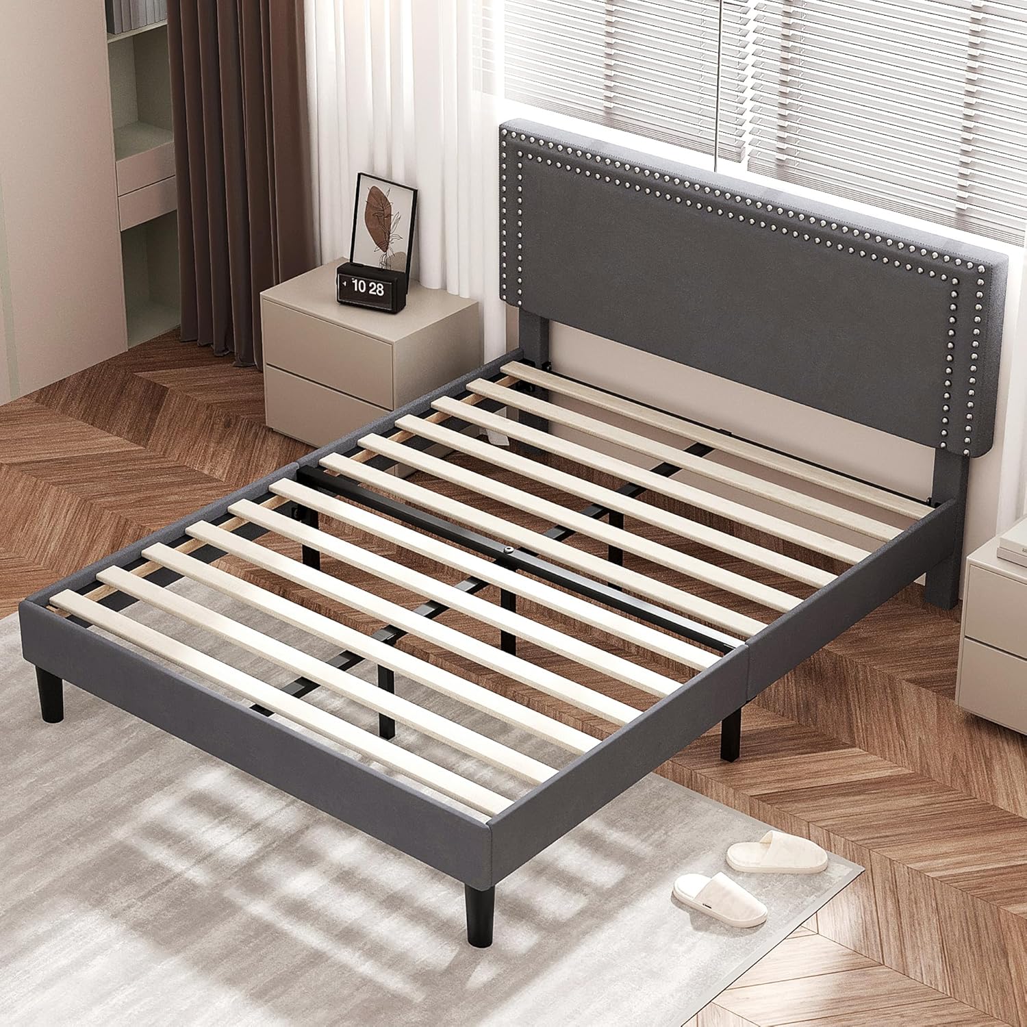VECELO Modern Platform Bed Frame/Mattress Foundation - VECELO