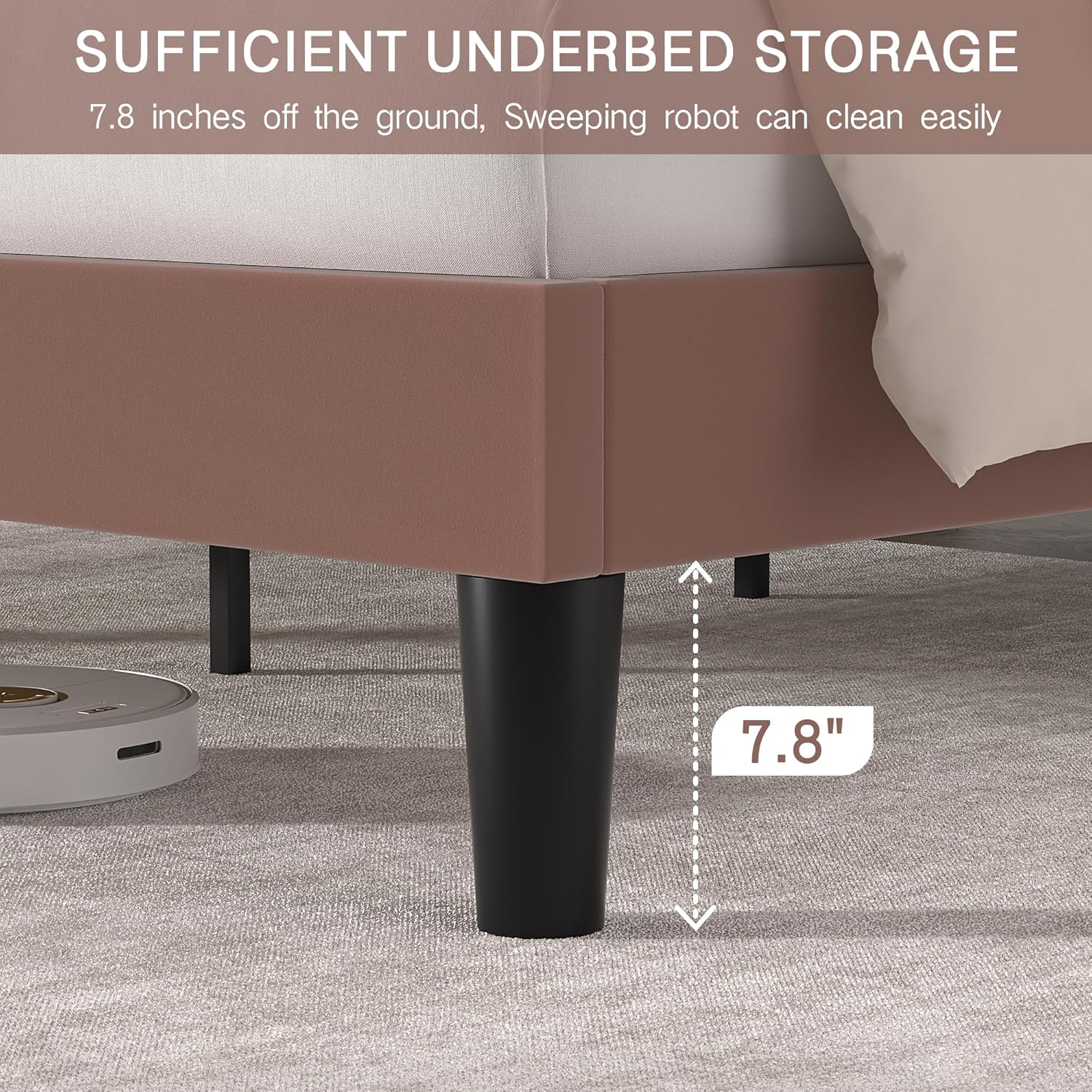 VECELO Modern Platform Bed Frame/Mattress Foundation - VECELO
