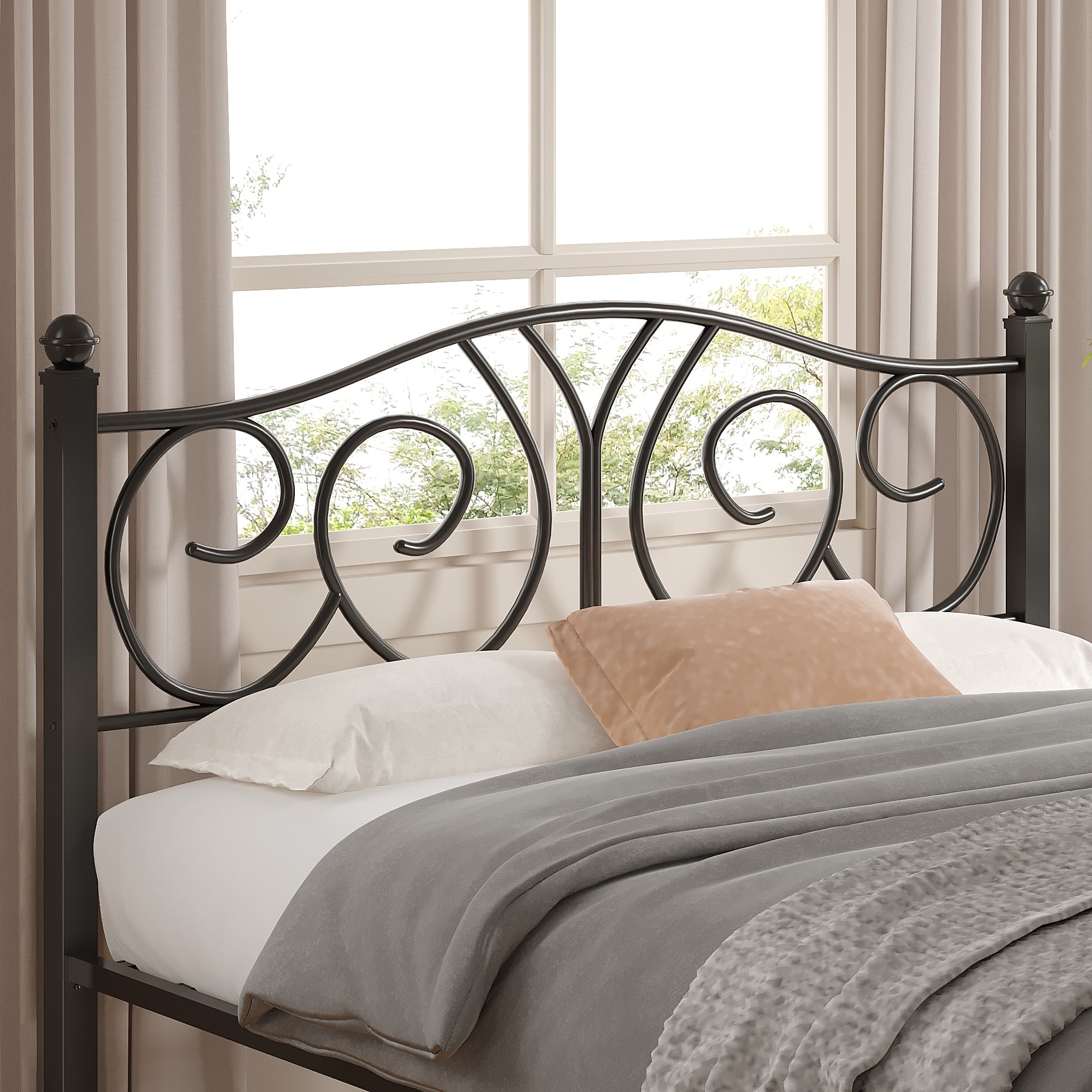 VECELO Metal Platform Bed Frame/Mattress Foundation - VECELO