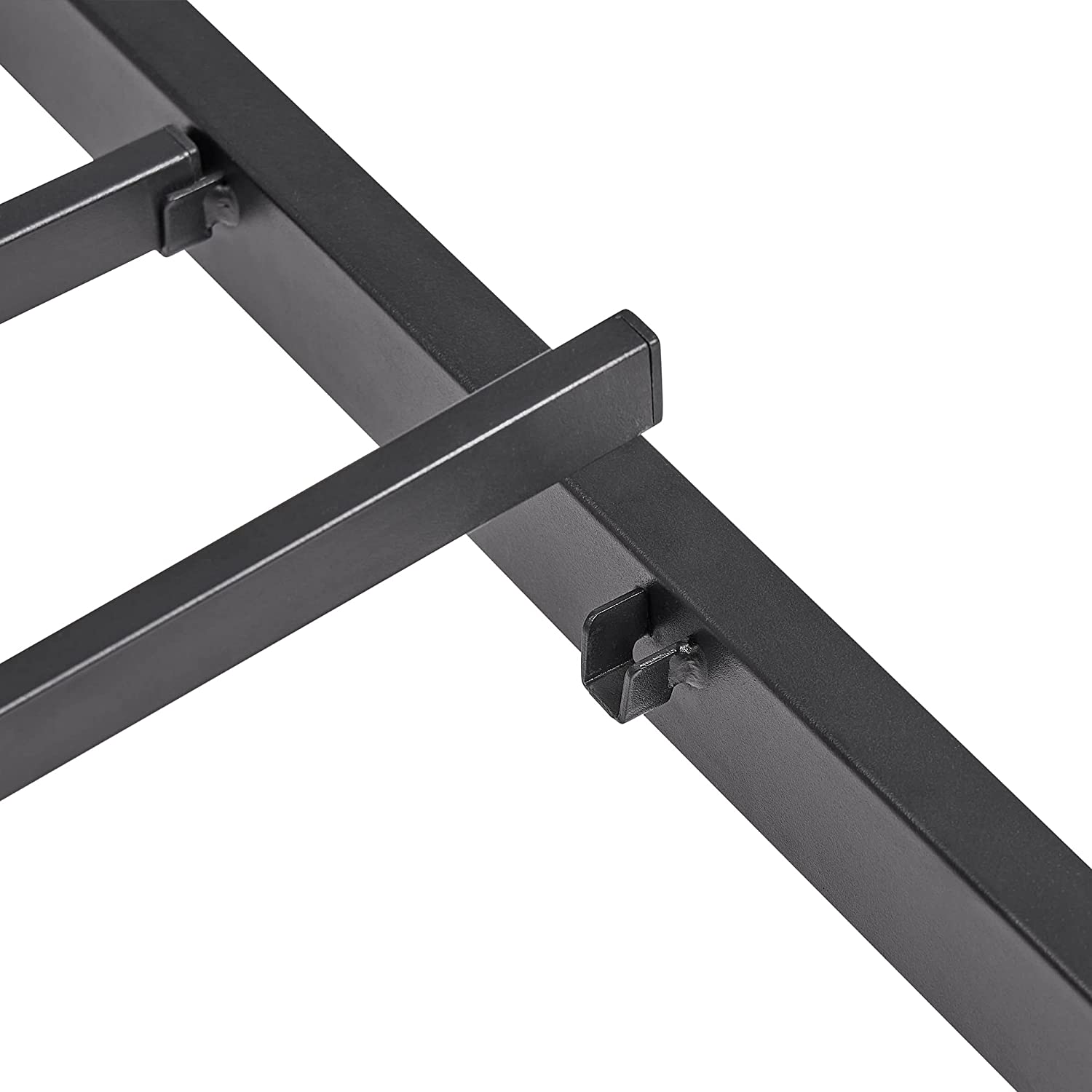VECELO Metal Bed Frame Platform with Wooden Headboard&Footboard Mattress Foundation - VECELO