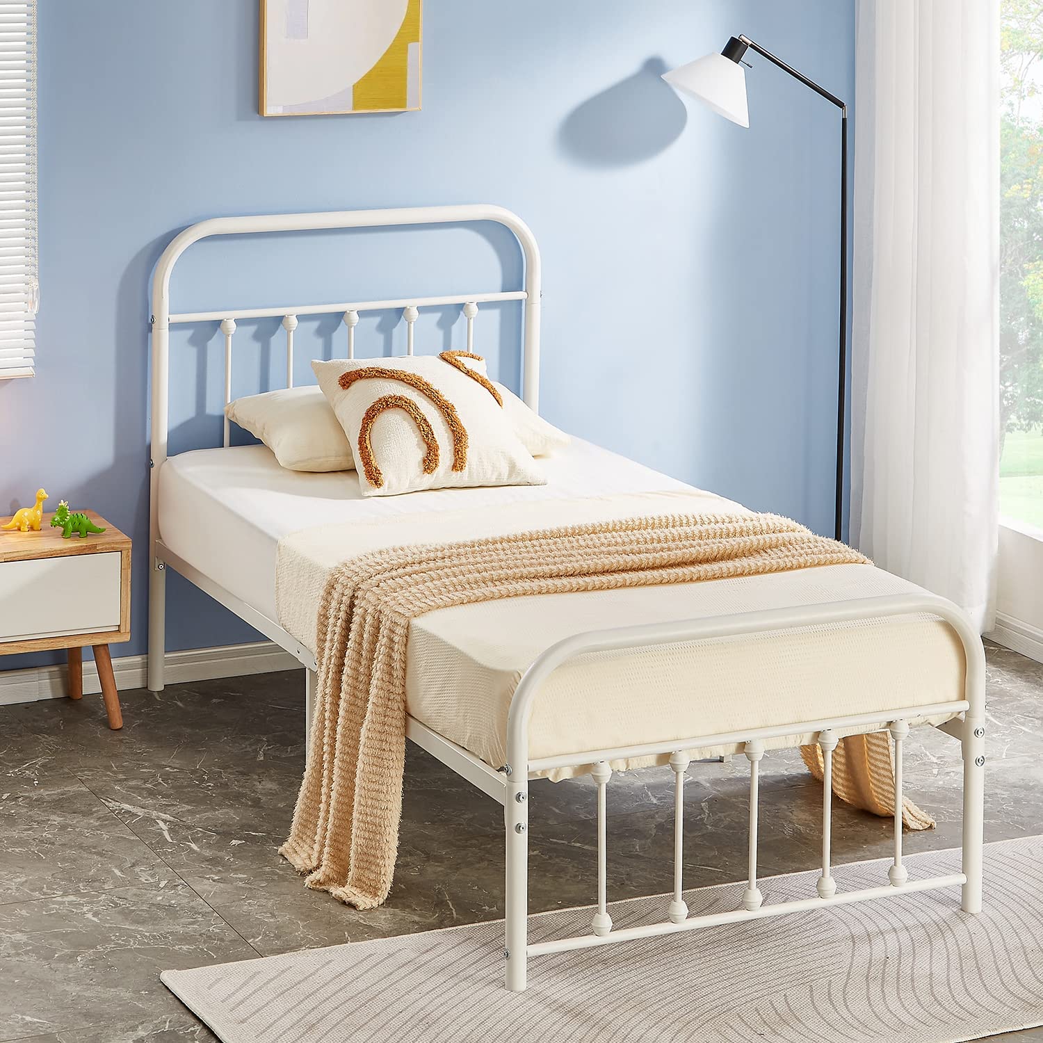 VECELO Metal Platform Bed Frame Mattress Foundation Modern&Simple Style - VECELO