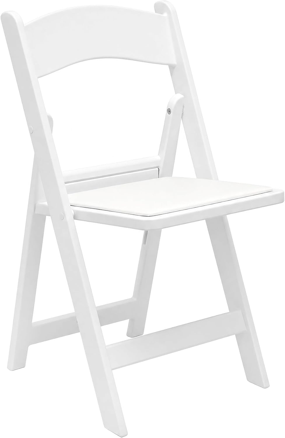 VECELO Folding Chair with Padded Seat  Foldable Resin Dining Chairs for Indoor Outdoor Use